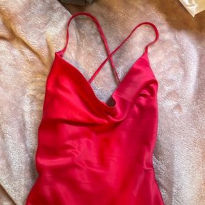 princes polly red dress